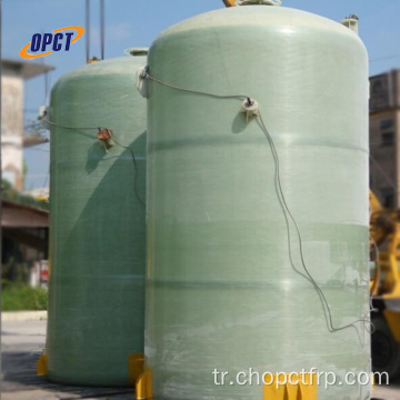 50000 galon fiberglas koni alt kalorifier frp tankı